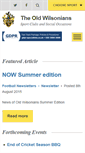Mobile Screenshot of oldwilsonians.com